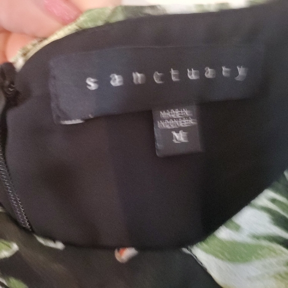 Sanctuary M Palm Print Dress - Picture 3 of 5